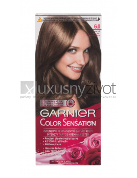 Garnier Color Sensation 6,0 Precious Dark Blonde, Farba na vlasy 40