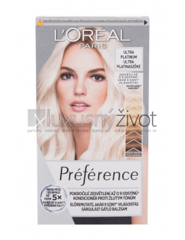 L'Oréal Paris Préférence Les Blondissimes Ultra Platinum, Farba na vlasy 60