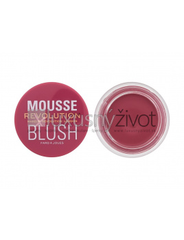 Makeup Revolution London Mousse Blush Blossom Rose Pink, Lícenka 6