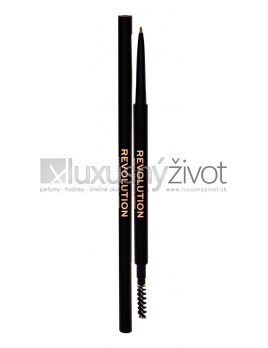 Makeup Revolution London Precise Brow Pencil Light Brown, Ceruzka na obočie 0,05
