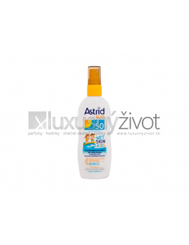 Astrid Sun Kids Wet Skin Transparent Spray, Opaľovací prípravok na telo 150, SPF50