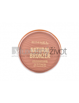 Rimmel London Natural Bronzer Ultra-Fine Bronzing Powder 001 Sunlight, Bronzer 14