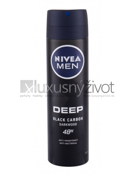 Nivea Men Deep Black Carbon, Antiperspirant 150, 48H