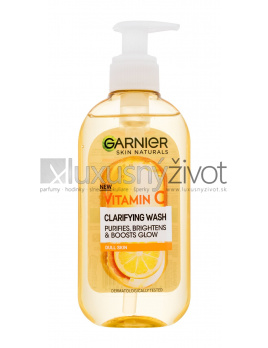 Garnier Skin Naturals Vitamin C Clarifying Wash, Čistiaci gél 200