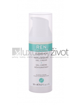 REN Clean Skincare Clearcalm 3 Replenishing, Denný pleťový krém 50