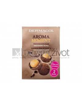 Dermacol Aroma Moment Macadamia Truffle, Pena do kúpeľa 2x15