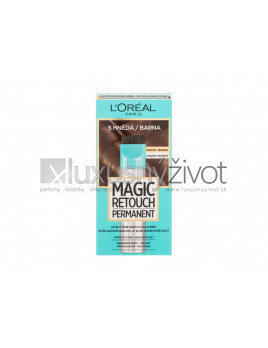 L'Oréal Paris Magic Retouch Permanent 5 Brown, Farba na vlasy 18