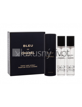 Chanel Bleu de Chanel, Parfum 3x20, Twist and Spray