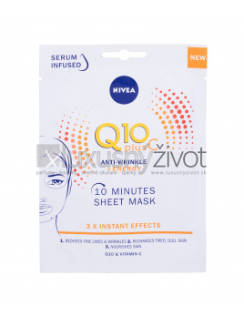 Nivea Q10 Plus C 10 Minutes Sheet Mask, Pleťová maska 1
