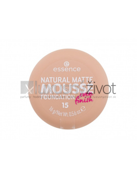 Essence Natural Matte Mousse 15, Make-up 16