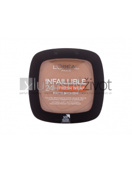 L'Oréal Paris Infaillible 24H Fresh Wear Matte Bronzer 300 Light Medium, Bronzer 9
