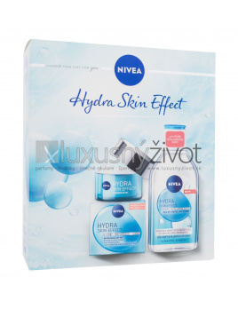 Nivea Hydra Skin Effect, denný pleťový gél Hydra Skin Effect 50 ml + micelárna voda Hydra Skin Effect 400 ml