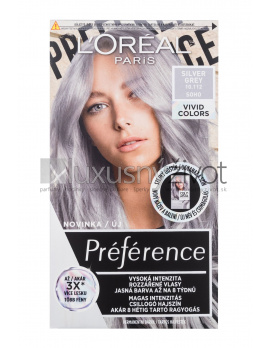 L'Oréal Paris Préférence Vivid Colors 10,112 Silver Grey, Farba na vlasy 60