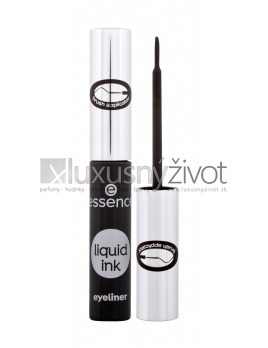 Essence Liquid Ink Eyeliner Black, Očná linka 3