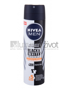 Nivea Men Invisible For Black & White Ultimate Impact, Antiperspirant 150, 48h