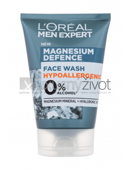 L'Oréal Paris Men Expert Magnesium Defence Face Wash, Čistiaci gél 100