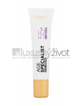 L'Oréal Paris Age Specialist 55+ Peptides & Caffeine Eye Cream, Očný krém 15