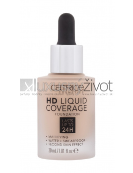 Catrice HD Liquid Coverage 005 Ivory Beige, Make-up 30, 24H