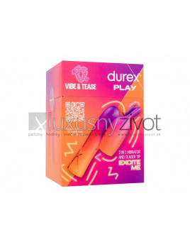 Durex Play Vibe & Tease 2in1 Vibrator & Teaser Tip, Vibrátor 1