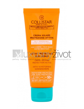 Collistar Special Perfect Tan Active Protection Sun Cream, Opaľovací prípravok na telo 100, SPF50+