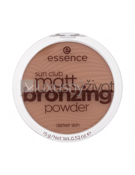 Essence Sun Club Matt Bronzing Powder 02 Sunny, Bronzer 15