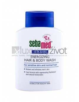 SebaMed For Men Energizing Hair & Body Wash, Šampón 200