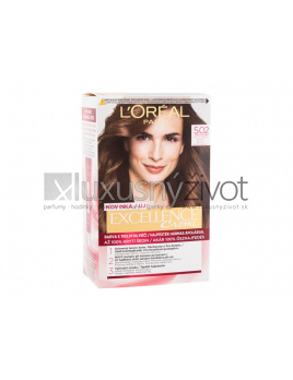 L'Oréal Paris Excellence Creme Triple Protection 5,02 Light Brown, Farba na vlasy 48