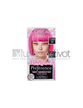 L'Oréal Paris Préférence Meta Vivids 7.222 Meta Pink, Farba na vlasy 75
