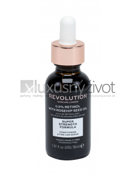 Revolution Skincare Skincare 0,5% Retinol with Rosehip Seed Oil, Pleťové sérum 30