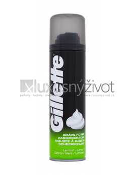 Gillette Shave Foam Lemon, Pena na holenie 200, Lime