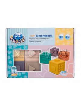 Canpol babies Sensory Soft Blocks, Hračka 12
