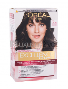 L'Oréal Paris Excellence Creme Triple Protection 300 Dark Brown, Farba na vlasy 48