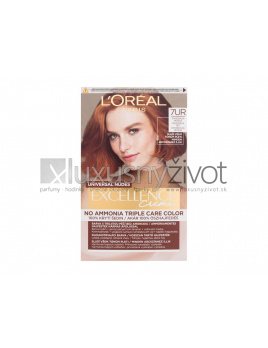 L'Oréal Paris Excellence Creme Triple Protection 7UR Universal Copper, Farba na vlasy 48