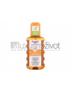 Eucerin Sun Oil Control Dry Touch Transparent Spray, Opaľovací prípravok na telo 200, SPF30