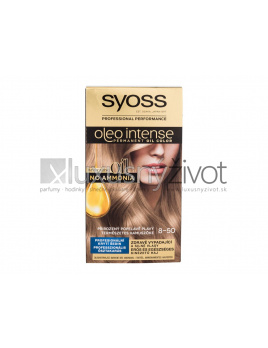 Syoss Oleo Intense Permanent Oil Color 8-50 Natural Ashy Blond, Farba na vlasy 50