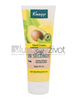 Kneipp Hand Cream Soft In Seconds, Krém na ruky 75, Lemon Verbena & Apricots