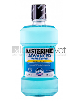 Listerine Advanced Tartar Control Arctic Mint Mouthwash, Ústna voda 500