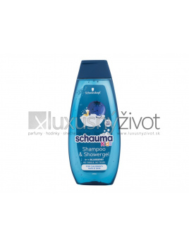 Schwarzkopf Schauma Kids Blueberry Shampoo & Shower Gel, Šampón 400