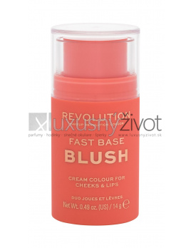 Makeup Revolution London Fast Base Blush Peach, Lícenka 14