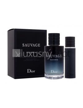 Christian Dior Sauvage, parfumovaná voda 100 ml + parfumovaná voda 10 ml naplniteľná
