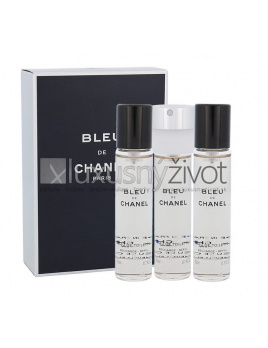 Chanel Bleu de Chanel, Toaletná voda 3x20, Náplň
