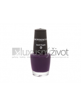Dermacol Nail Polish Mini 01 Dark Purple, Lak na nechty 5, Autumn Limited Edition