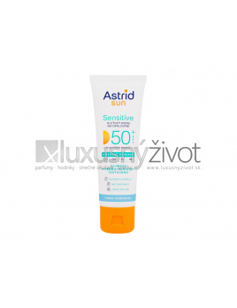 Astrid Sun Sensitive Face Cream, Opaľovací prípravok na tvár 50, SPF50+