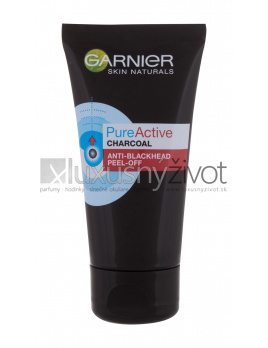 Garnier Pure Active Charcoal Anti-Blackhead Peel-Off, Pleťová maska 50