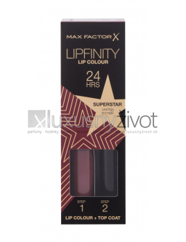 Max Factor Lipfinity 24HRS Lip Colour 086 Superstar, Rúž 4,2