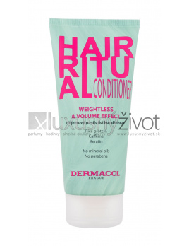 Dermacol Hair Ritual Weightless & Volume Conditioner, Kondicionér 200