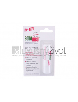 SebaMed Sensitive Skin Lip Defense, Balzam na pery 4,8, SPF30