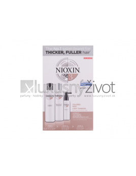 Nioxin System 3, šampón 150 ml + kondicionér 150 ml + vlasová starostlivosť 50 ml