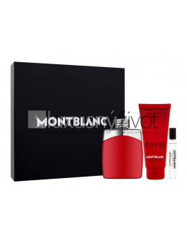 Montblanc Legend Red, parfumovaná voda 100 ml + parfumovaná voda 7,5 ml + sprchovací gél 100 ml