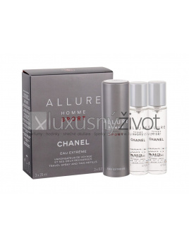 Chanel Allure Homme Sport Eau Extreme, Toaletná voda 3x20, Twist and Spray
